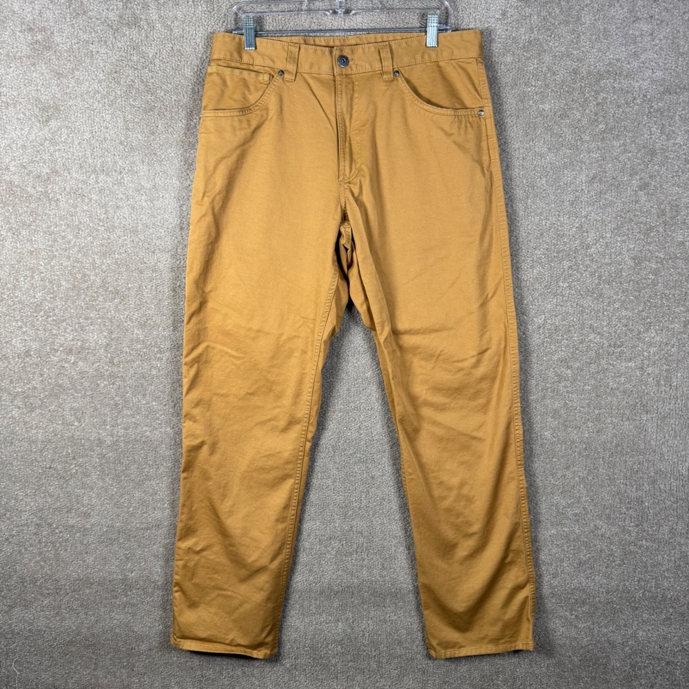 The North Face Pants Mens 34x32 Brown Straight Leg Cotton Blend Stretch Outdoor